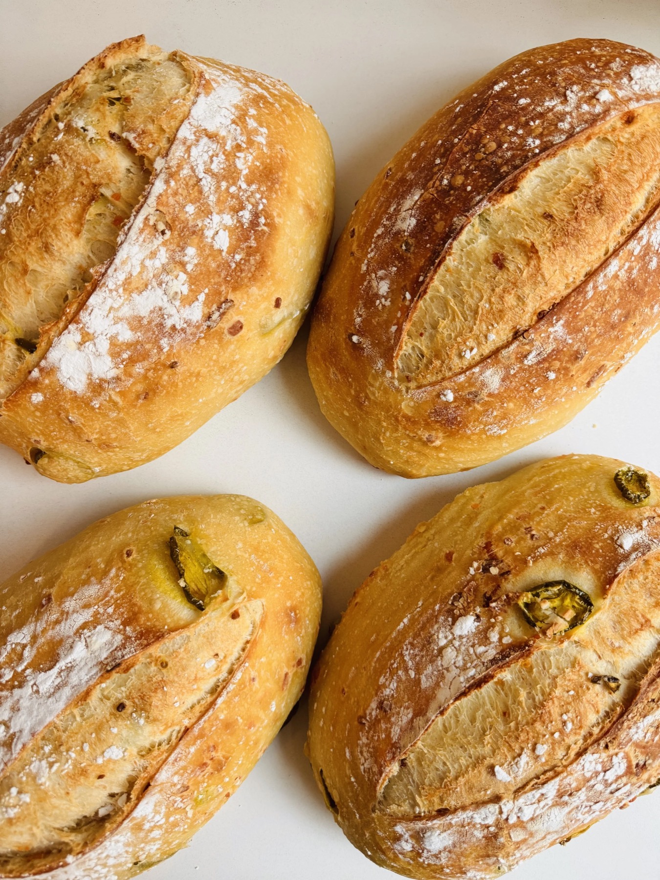 Jalapeño cheddar sourdough