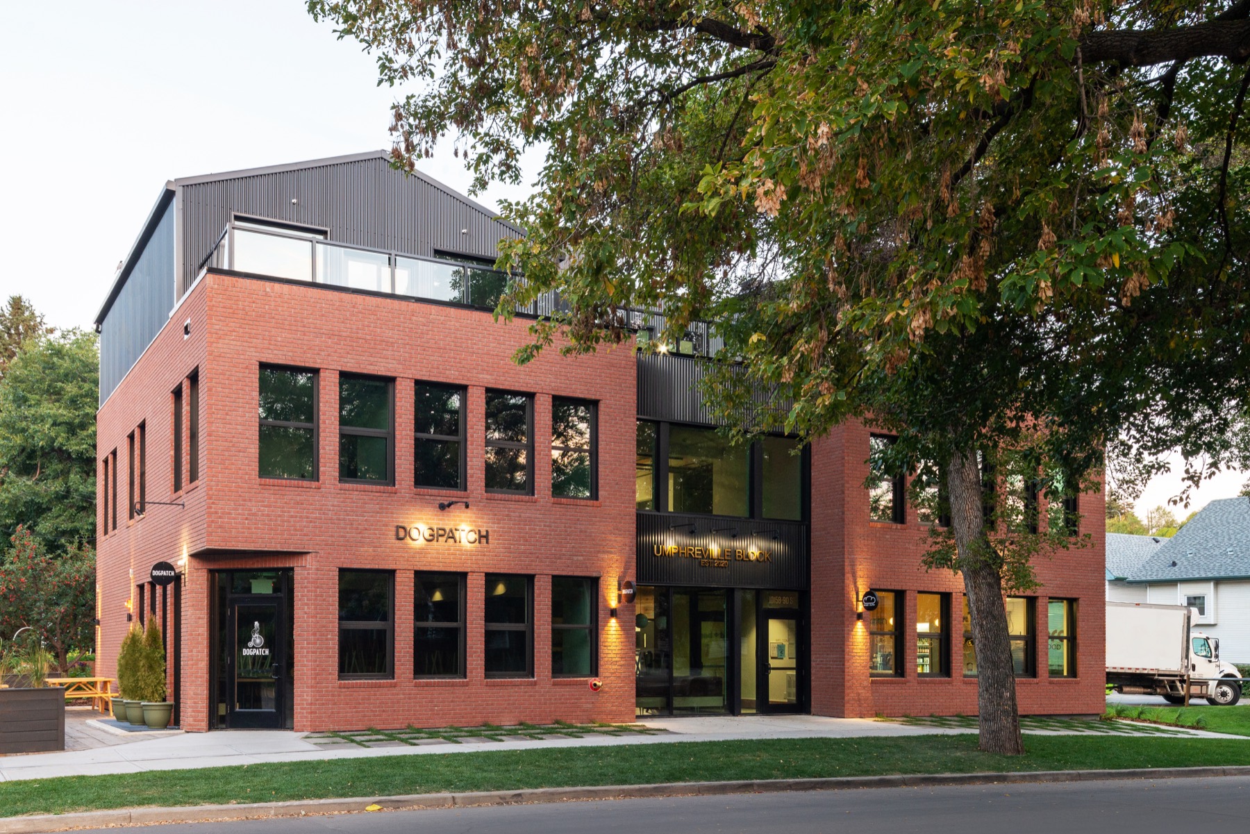 The Umphreville Block on 90 Street, home of Dogpatch and bread + butter